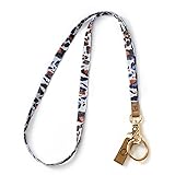 MNGARISTA Neck Lanyard for Keys, Floral Key Lanyard