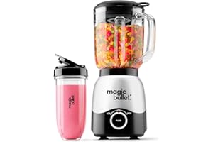 magic bullet Combo Blender, 48oz Pitcher, Blending Cup, Simple Speed Dial – MBF50201C