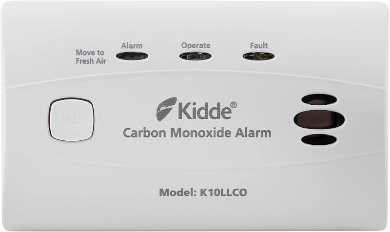 Kidde K10LLCO 10 Year Carbon Monoxide Alarm Sealed Lithium Battery