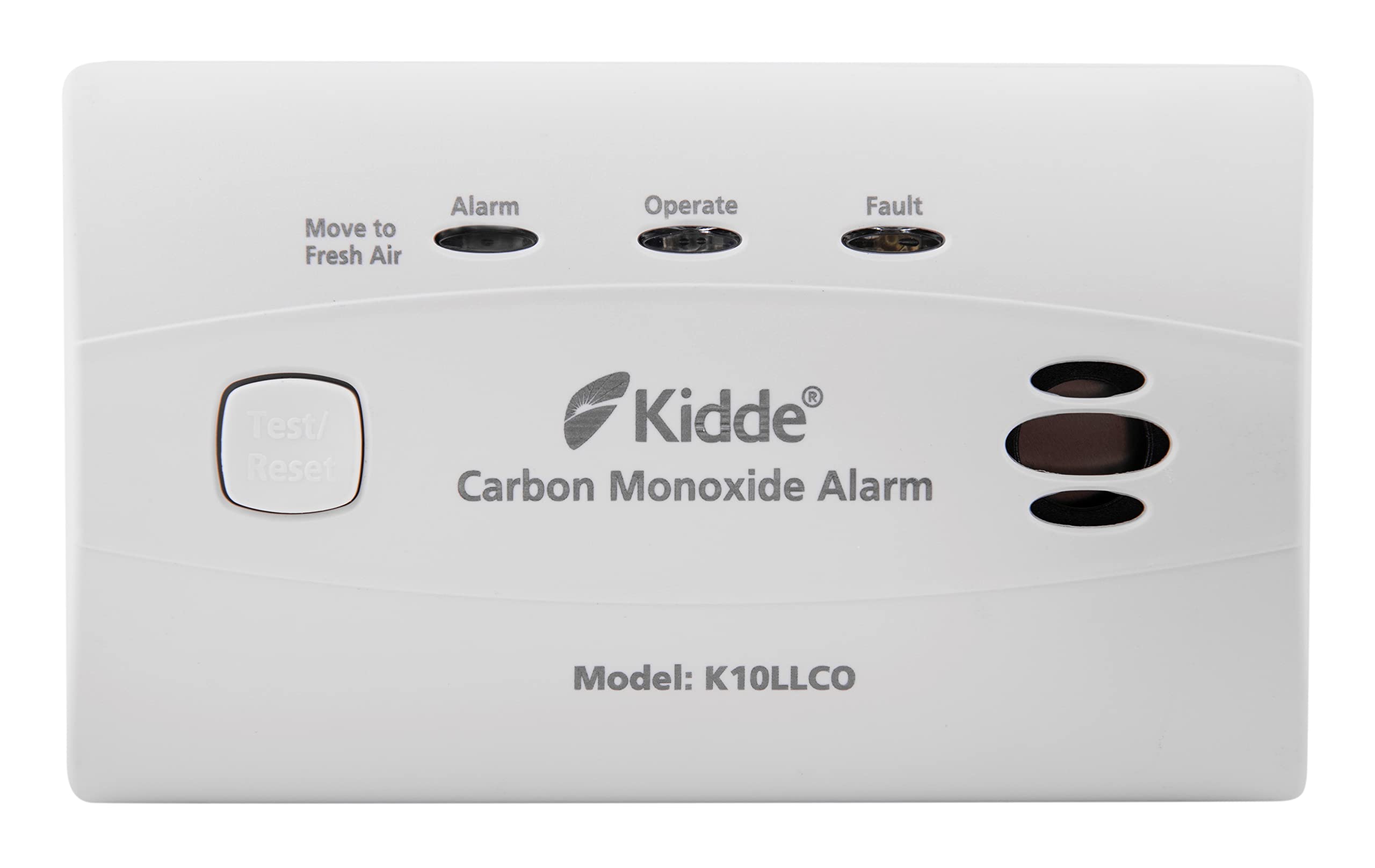 Kidde K10LLCO Ten Year Longlife Carbon Monoxide Alarm with Sealed Lithium Battery