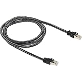 Amazon Basics Braided RJ45 Cat-7 Gigabit Ethernet Patch Internet Cable - 5 Feet
