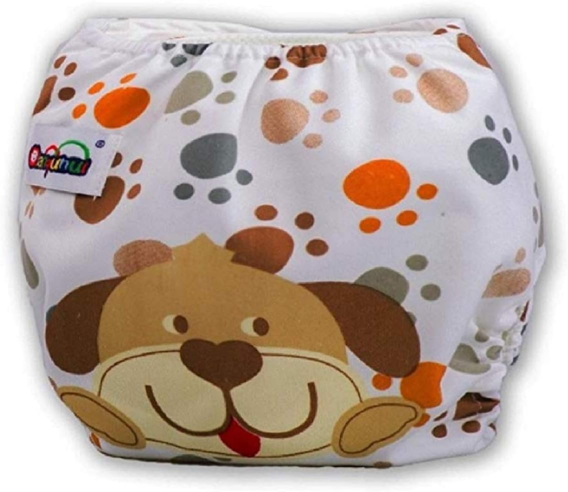 Baby Adjustable Reusable Cloth Diaper Cover Training Pants with 2 Inserts.