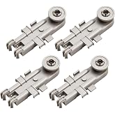 RUHUALIFE 4 Pack Dishwasher Upper Rack Wheels Compatible with Whirlpool Kenmore KitchenAid Dishwashers Replace# 8268743 WP8268743 WP8268655 AP6012252