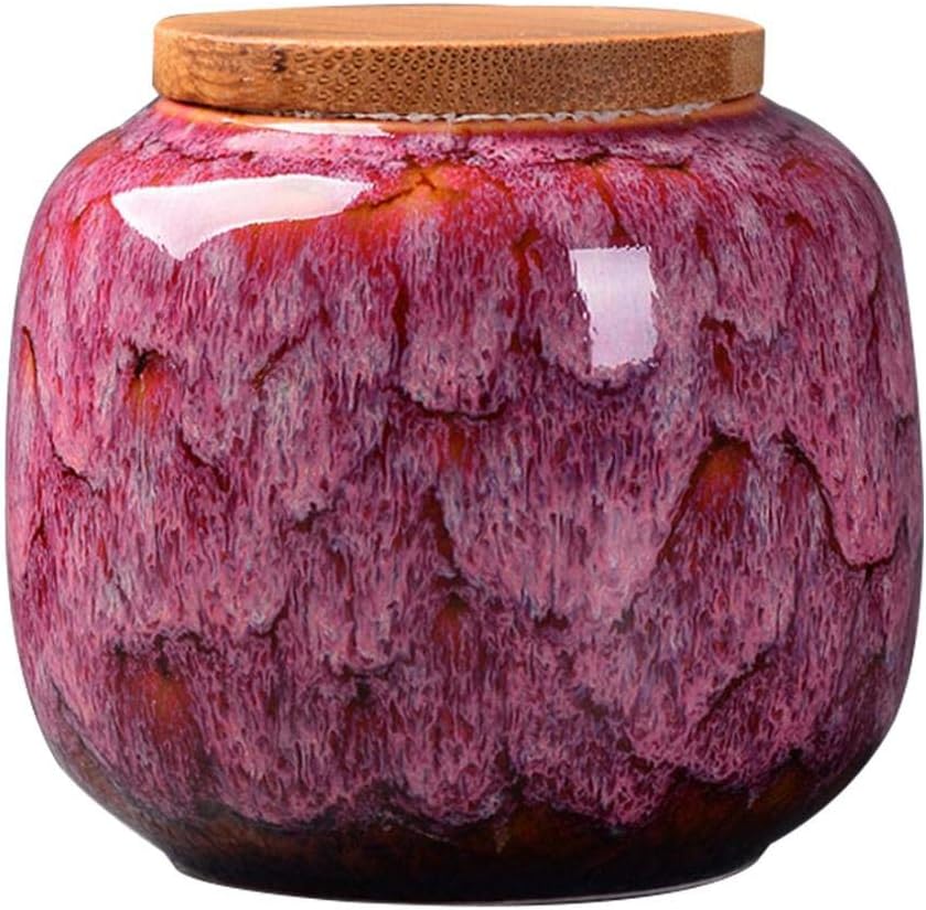 Ceramic Storage Jars, Exquisite Oriental Food Canisters for Kitchen Spice Storage, Tea Caddy