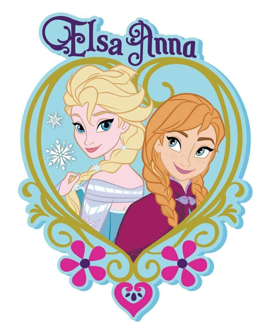 Disney Frozen Soft Touch PVC Magnet: Elsa & Anna