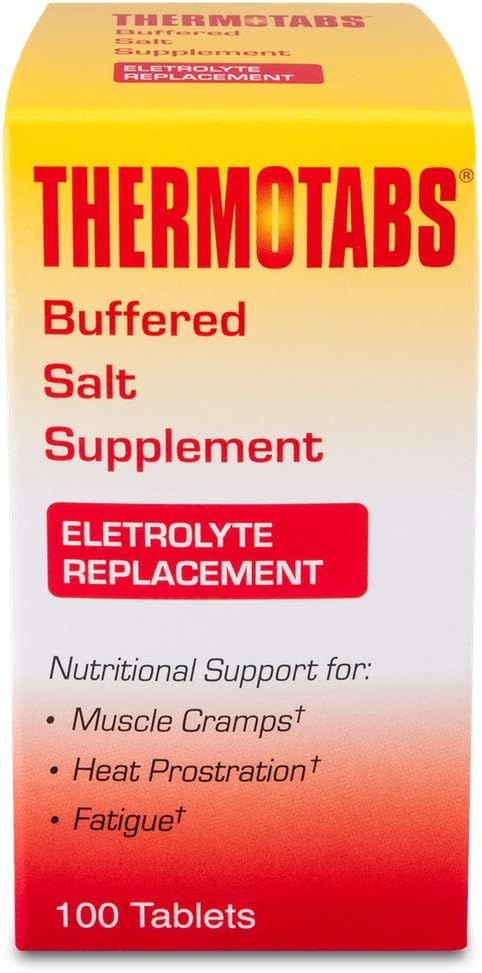 THERMOTABS Salt Supplement Buffered Tablets 100 Tablets (Pack of 2): Health & Personal Care