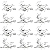 SUNNYCLUE 1 Box 40Pcs Silver Witch Charm Metal Halloween Charms Bulk Alloy Vintage Antique Holiday Wizard Broom Decoration Pendants Findings for Jewelry Making Earrings Bracelet DIY Craft Accessories