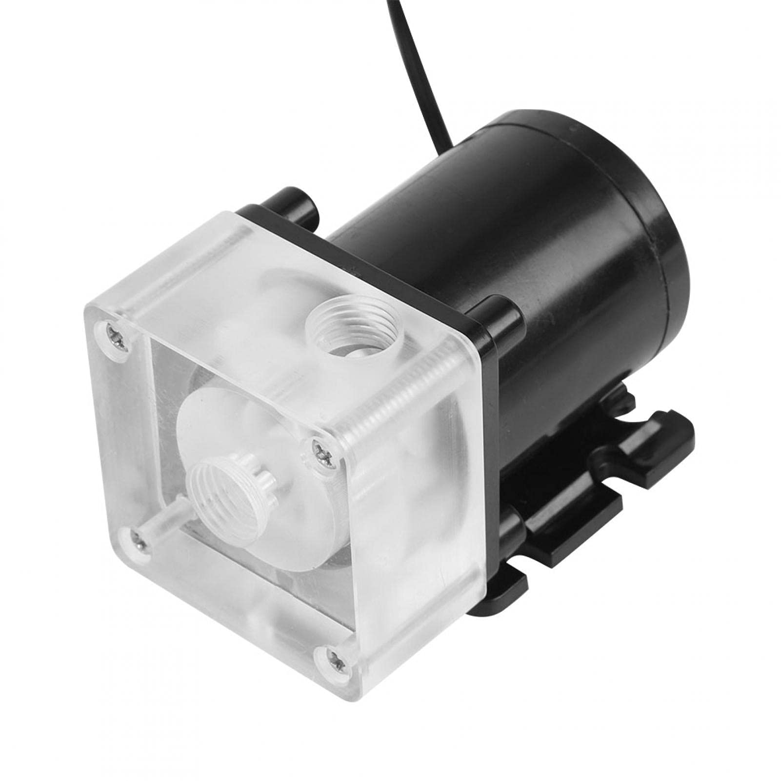 Sxhlseller CPU Water Bump Noiseless 500L/H Computer Water Cooling System Pump G1/4 Thread for PC