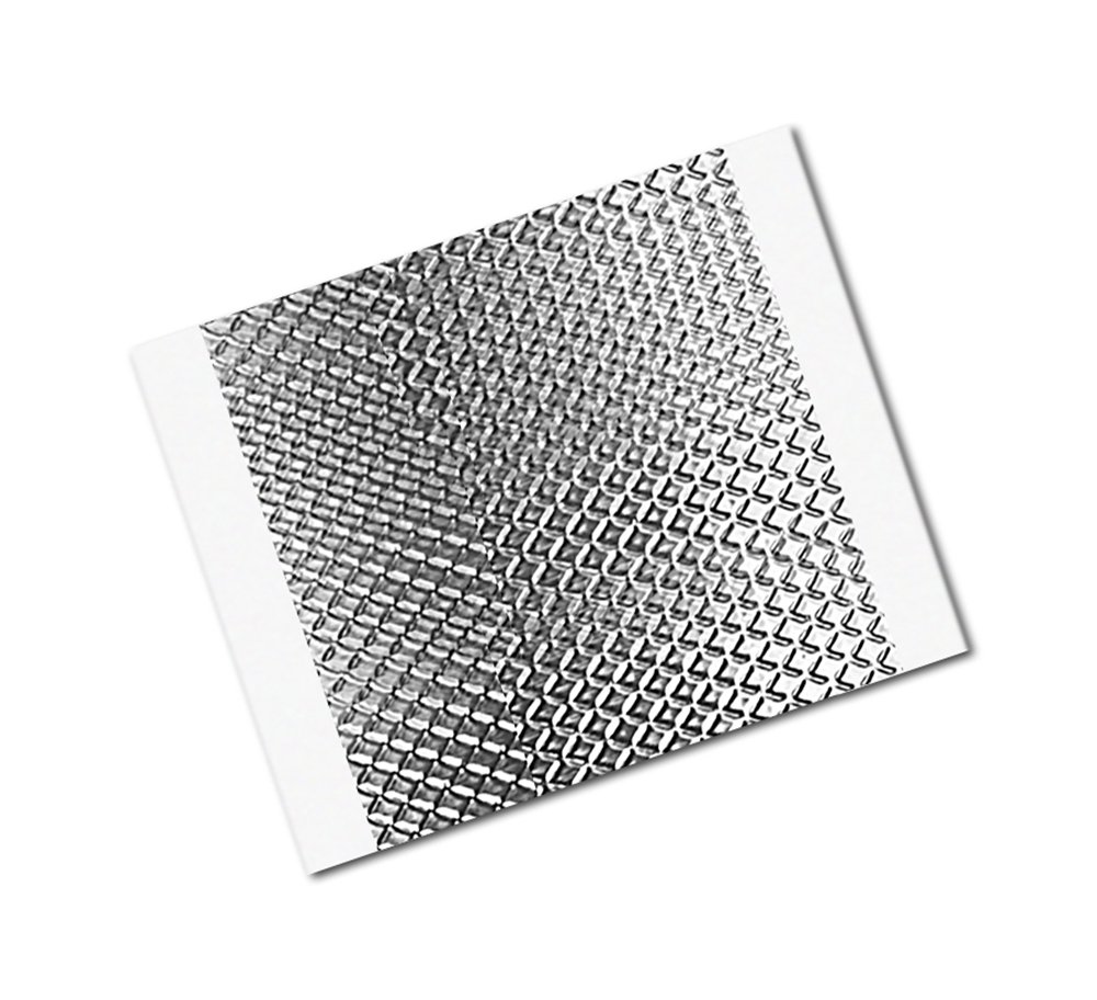 TapeCase 1345 4" x 4"-25 Silver Embossed Tin-Plated Copper Foil Tape-Converted from 3M, 0.083" Thick, 6" Length, 4" Width (Pack of 25)