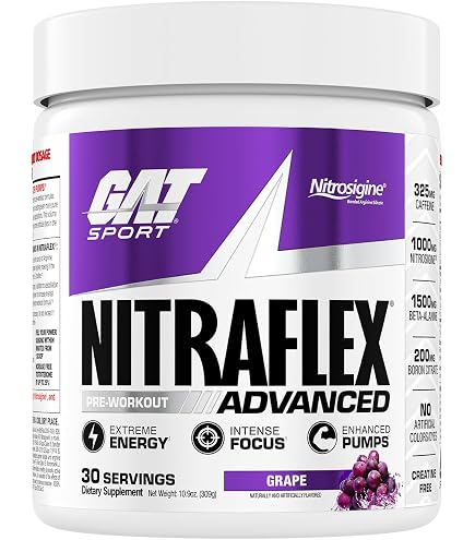 Amazon.com: Nitraflex Sport Blue Raspberry Pre-Workout Powder