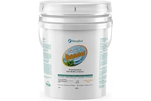 Benefect Botanical Broad Spectrum Disinfectant, 5 Gallon, Lemon & Spice Scent, Hospital Grade Disinfectant & Tuberculocide, Kills Over 99.99% of Germs, No Rinsing or Wiping Required