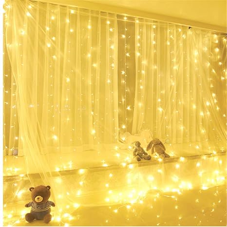 Amazon Com Lifechange Window Curtain Lights Curtain Led