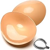SEEKUP Double-Sided Sticky Bra Insert Pads, Lightweight Invisible Adhesive Bra Padding Push up Breast Enhancement Reusable