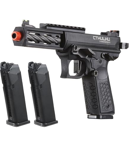 Custom Blackfire - Tandemkross CTHULHU Gas Blow Back Pistol - BLACK/RED | Airsoft Megastore