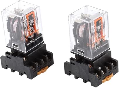 Bobina de C.A. 220V 3PDT 11 Patillas del Relé Electromagnético 2pcs