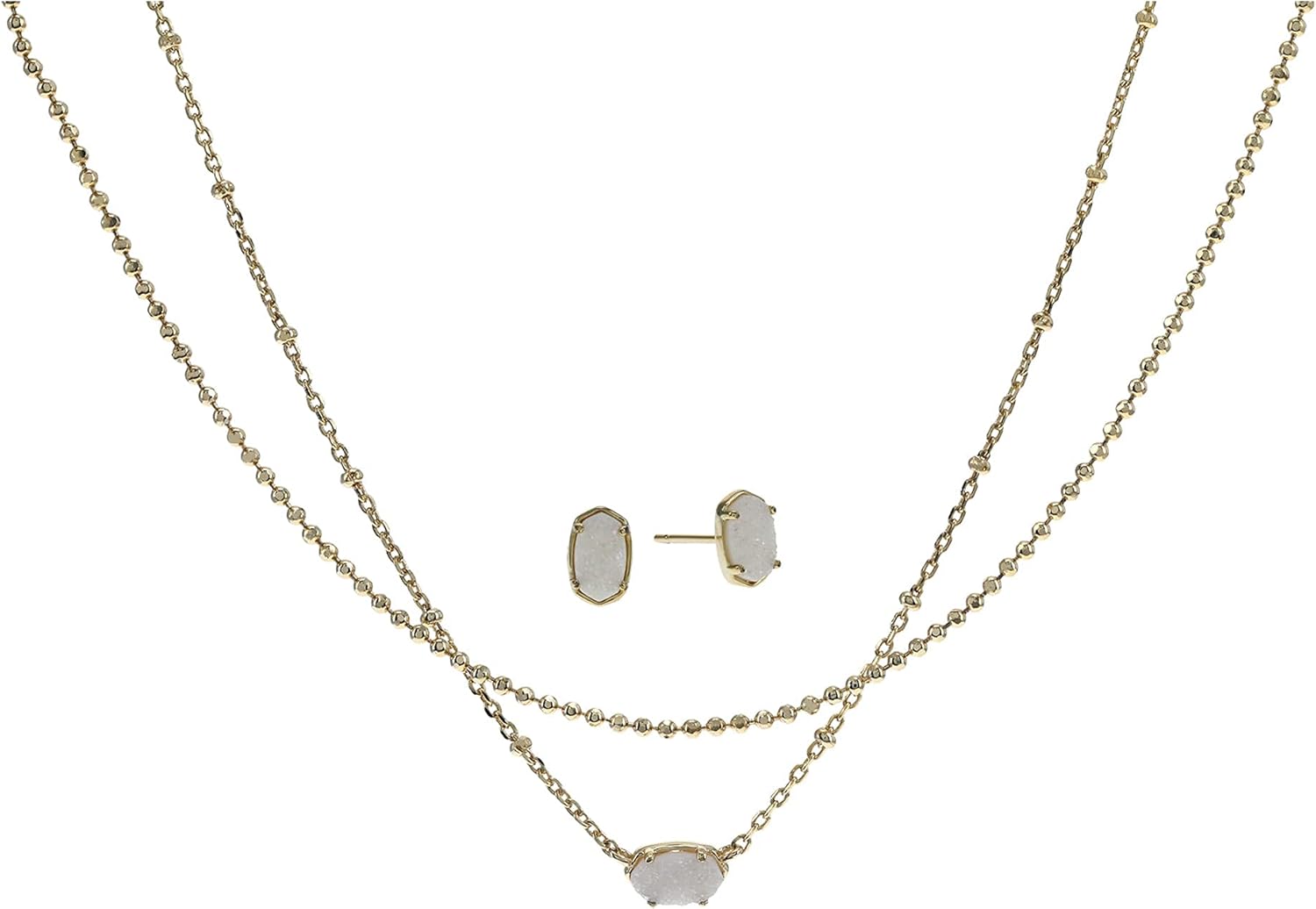 Kendra Scott Emilie Multi Strand & Stud Gift Set Gold