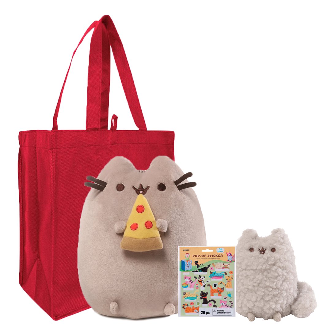 pusheen plush pizza