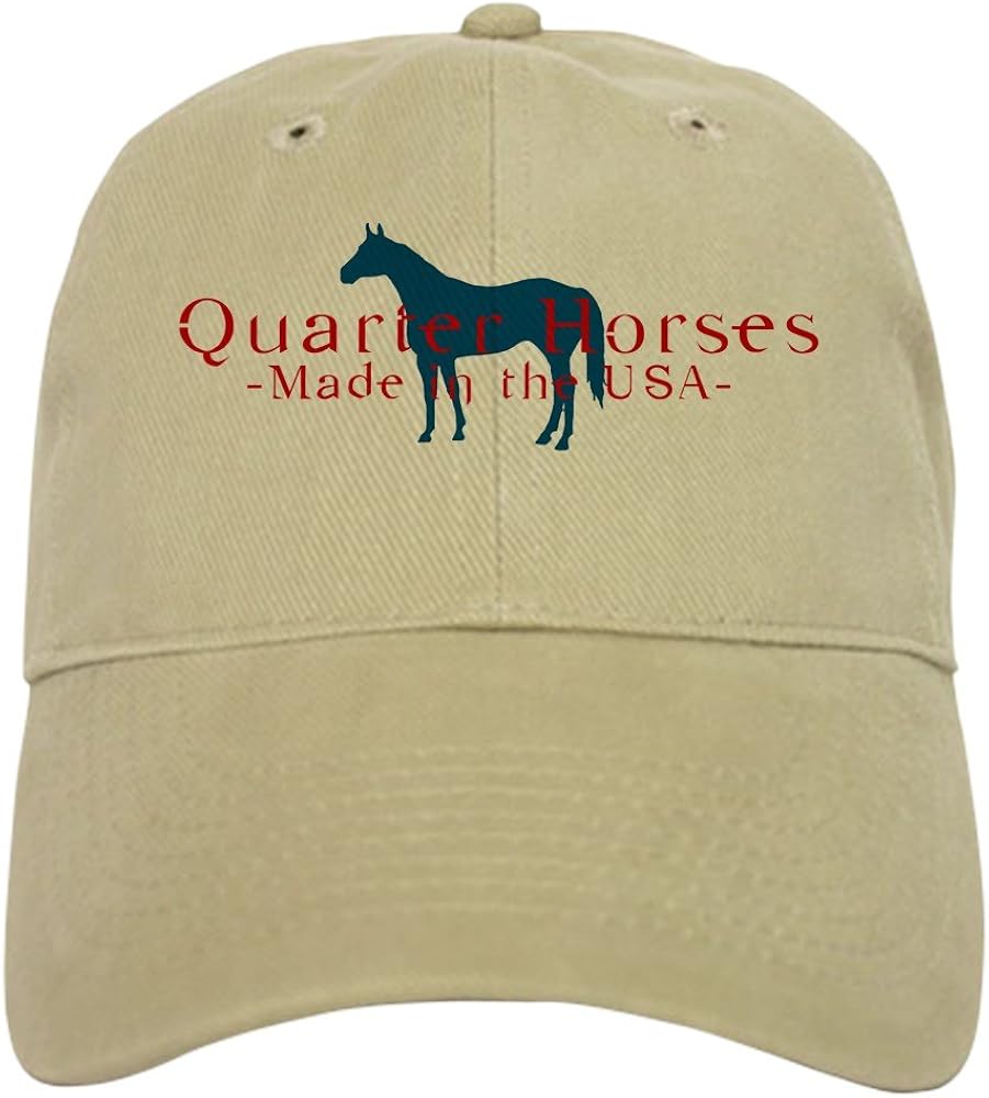 CafePress Quarter Horse Baseball Cap with Adjustable Closure, Unique Printed