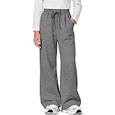 Hvididan Girls Straight Leg Sweatpants Baggy Sweatpants Teen Girls 5-14Y