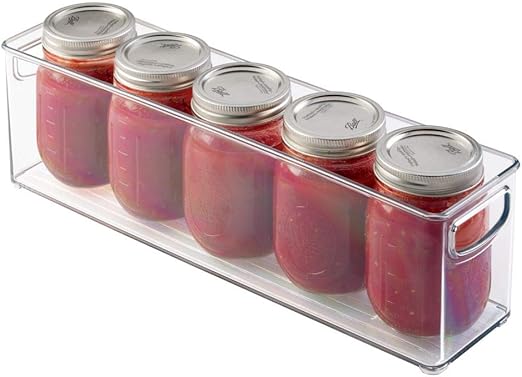 Amazon Com Mdesign Stackable Plastic Kitchen Storage Organizer