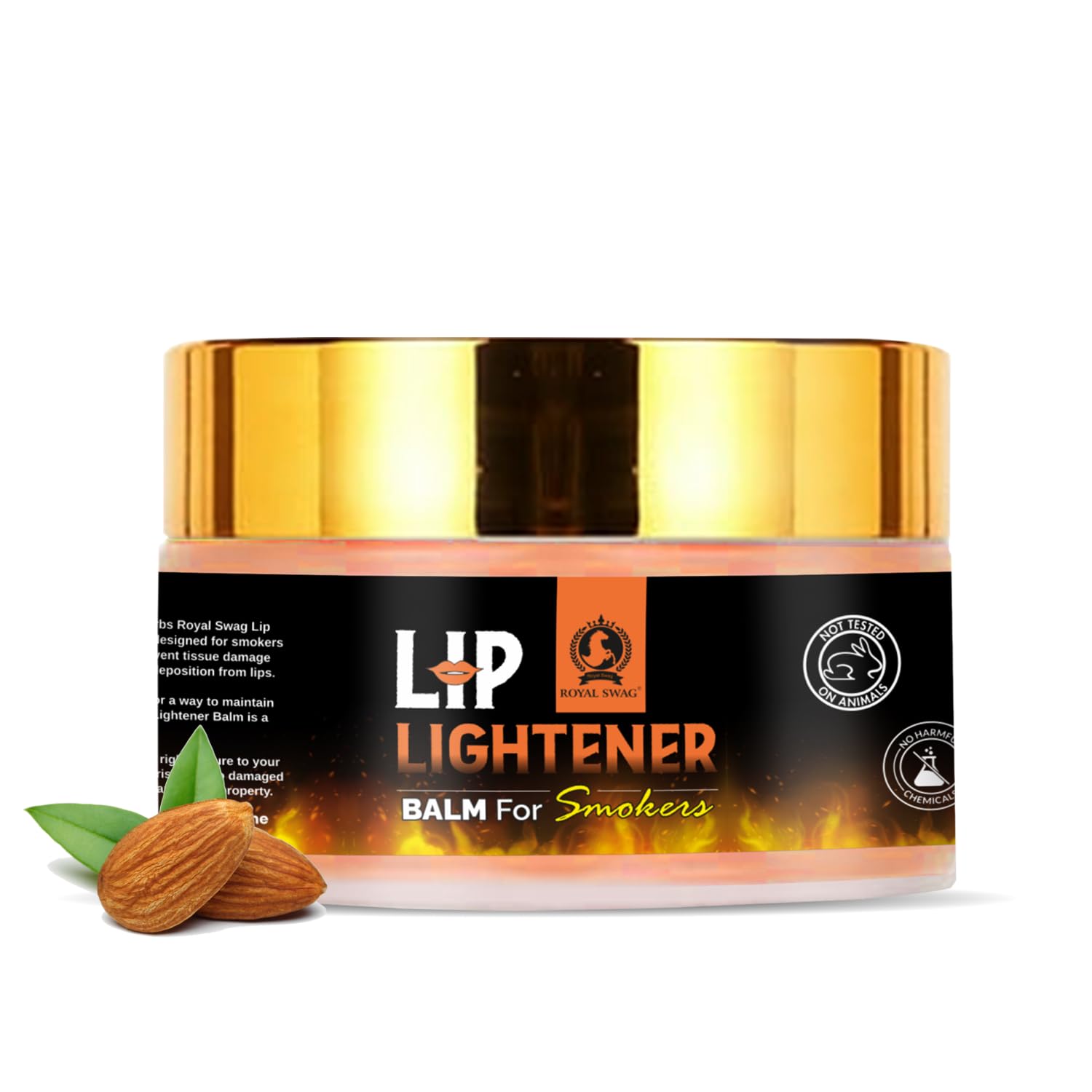 ROYAL SWAG Lip Lightening Lip Lightener And Dark Lips Lip Brightener for Smokers 10 gram(0.35 oz) With Beetroot Extracts and Almond Oil | 100% Vegan, Cruelty Free, Paraben and Sulphate Free.