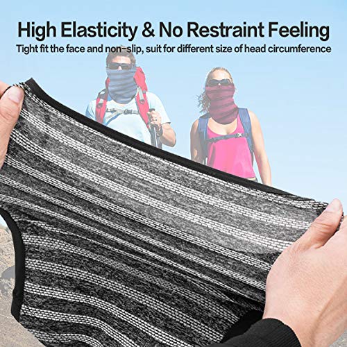 DOMEI Men Neck Gaiter Balaclavas (Red)