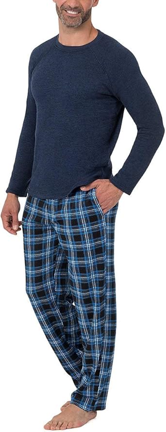fruit of the loom men's fleece pajama pants