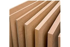 DGwood Custom Size 3/4'' (18mm) X 12'' X 12'' MDF Board (6 Sheets)