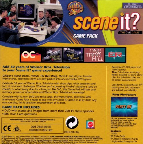 Scene It? Warner Brothers 50th Anniversary Game Pack