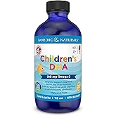 Nordic Naturals Children's DHA Liquid - Strawberry Flavored Fish Oil Supplement Rich In Omega 3 DHA, Supports Heart Health, B