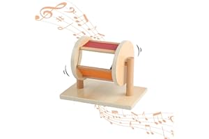 Adena Montessori Full-Size Spinning Drum Montessori Toys for Infant 6 - 12 Months 1 Year Old Babies Toddlers (Typical)