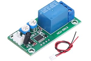 HAPIVIDA Vibration Sensor Module, DC 12V Sensitivity Time Delay Adjustable Relay Switch Alarm Sensor Module Vibration Switch