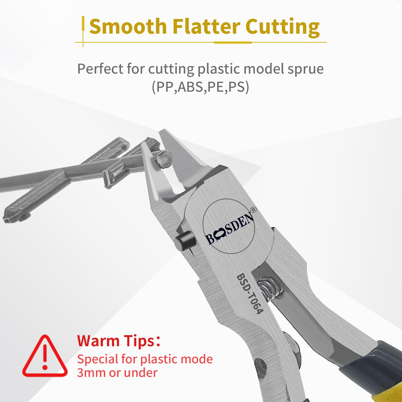 BOOSDEN Gundam Modell Werkzeug Kit, Modellzange 9pcs Set, Hobby Building Tool Set, Modeler Basic Tools Bastelset für Basic Modellbau, Reparatur und Fixierung 4