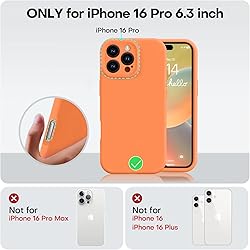 Vooii Compatible with iPhone 16 Pro Case, Liquid