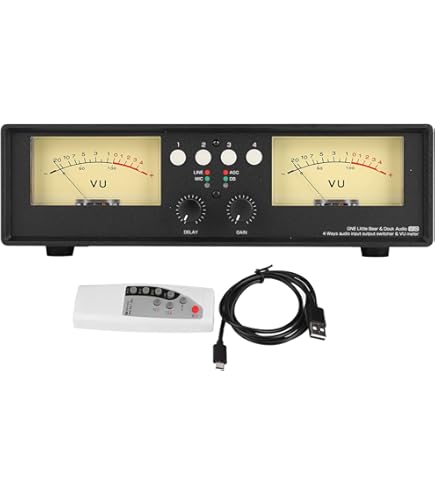 Douk Audio VUメーター Amazon | Douk Audio VUメーター デュアルアナログ ディスプレイ