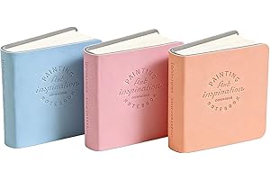 Small Watercolor Sketchbook - 3-Piece 2x2 inch Cold Press Hardcover,Watercolor Paper Pad Pocket Sketchbook,for School Outdoor