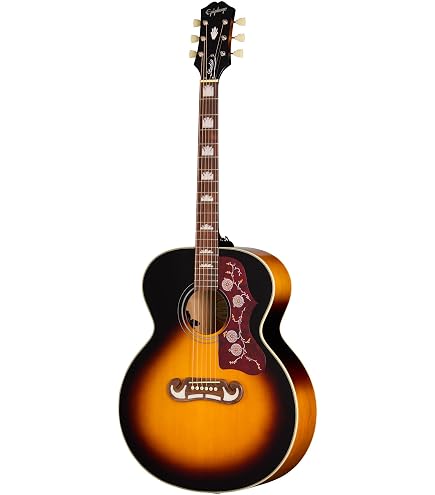 Amazon.com: Epiphone J-200 Studio EC Jumbo Acoustic Electric