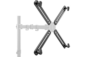 Suptek Non-VESA Adapter Monitor Arm Bracket Kit for 13-27 inch Screen Vesa Fits 75×75mm 100×100mm WK002