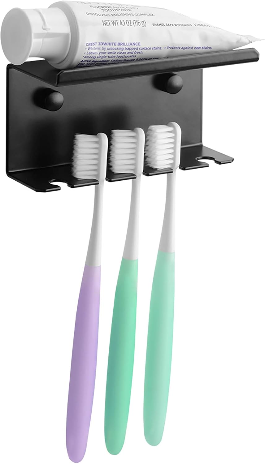 Linkidea Toothbrush Holder Wall Mounted, Space Aluminum Electric