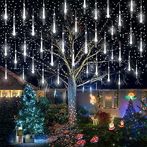 Aokudoni Christmas Lights Outdoor, Upgraded 16 inch /40cm Meteor Shower