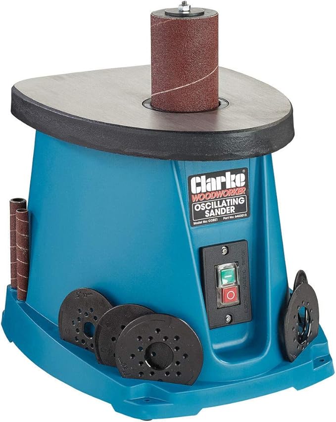 Latest CLARKE COBS1 OSCILLATING Bobbin Sander 450W, 230V Amazon.co.uk