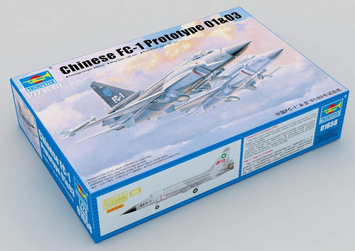 Trumpeter 1:72 - Chinese FC-1 Prototype 01 & 03, Various