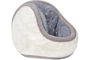 Niction Ear Muffs Winter Women, Womens Winter Earmuffs Unisex Warm Knit Ear Warmers Foldable Ear Muff For Women