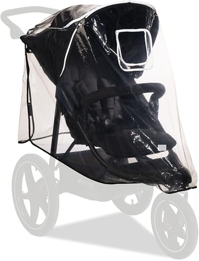 hauck Universal 3 Wheel Raincover Transparent Waterproof with Reflective Trim
