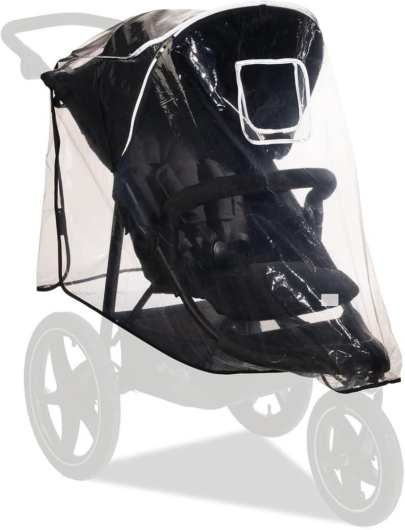 hauck Universal 3 Wheel Raincover Transparent Waterproof with Reflective Trim