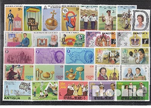 Prophila Collection all World 50 different special stamps Overseas (Stamps for collectors)