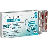 EMITIUM Probiotics & Prebiotics | IBS Relief, Diarrhea, Gas, Colon Health, Digestive Support | Artichoke & Vitamins | Irritable Bowel Intestinal