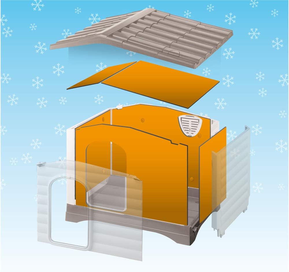 Ferplast Kit of 6 insulating panels for dog kennel model DOGVILLA 110 - Image 5
