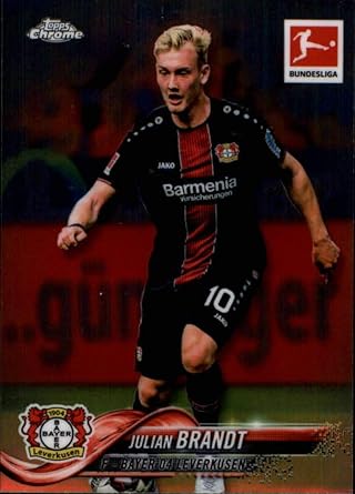 Amazon Com 2018 19 Topps Chrome Bundesliga Soccer 48 Julian Brandt Bayer 04 Leverkusen Official German Football Club Trading Card From Topps Collectibles Fine Art