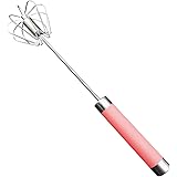 KUFUNG Hand Push Egg Whisk, Stainless Steel Whisk Blender for Home, Versatile Tool for Egg Beater, Milk Frother, Hand Push Mi